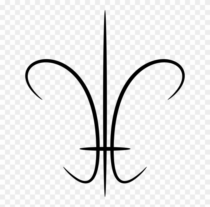 All Photo Png Clipart - Fleur De Lis Sketch #1410393