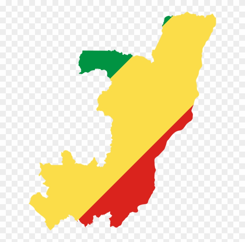 Democratic Republic Of The Congo Flag Of The Republic - Congo Brazzaville Flag Png #1410442
