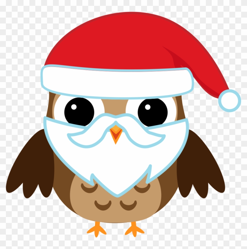 Si Quisierais Conocer Algo Más O Tuvierais Alguna Duda, - Santa Owl Christmas Retractable Badge Reel / Id Badge #1410445