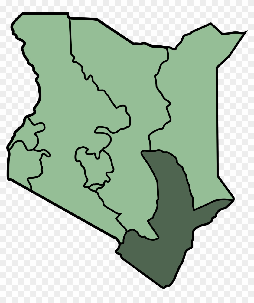 Open - Map Of Kenya Provinces #1410504