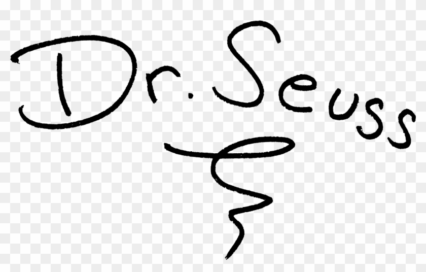 Dr Seuss Images Public Domain - Dr Seuss Signature Png #1410561