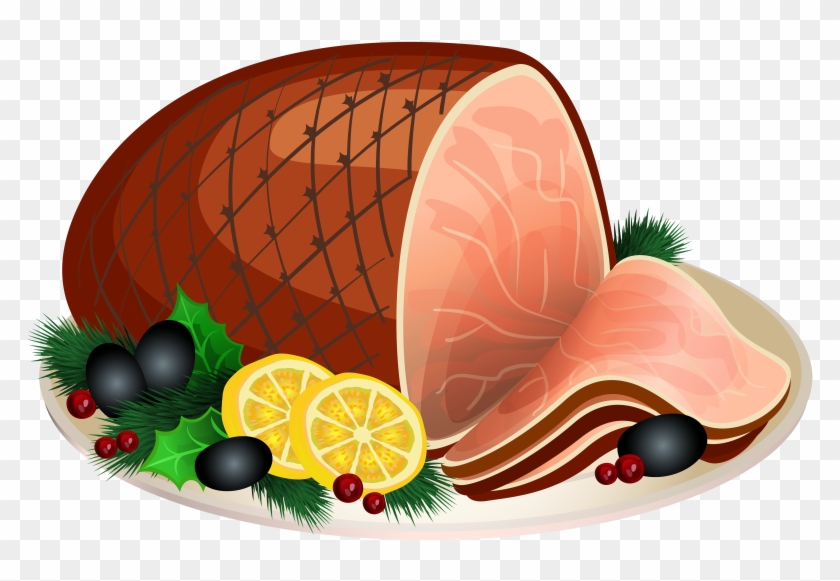 Christmas Ham Clipart - Thanksgiving Ham Clip Art #1410595