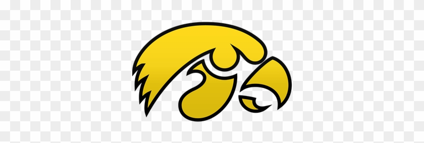 University Of Iowa Logo With Herky #1410620