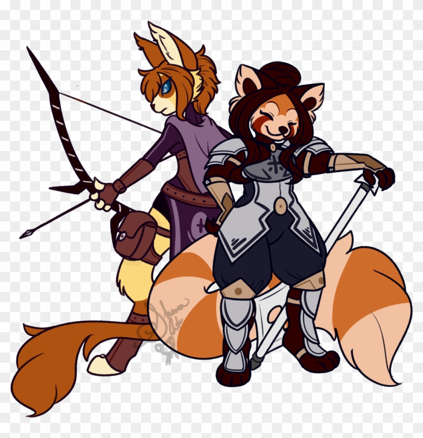 Archer And Cleric - Cartoon #1410697