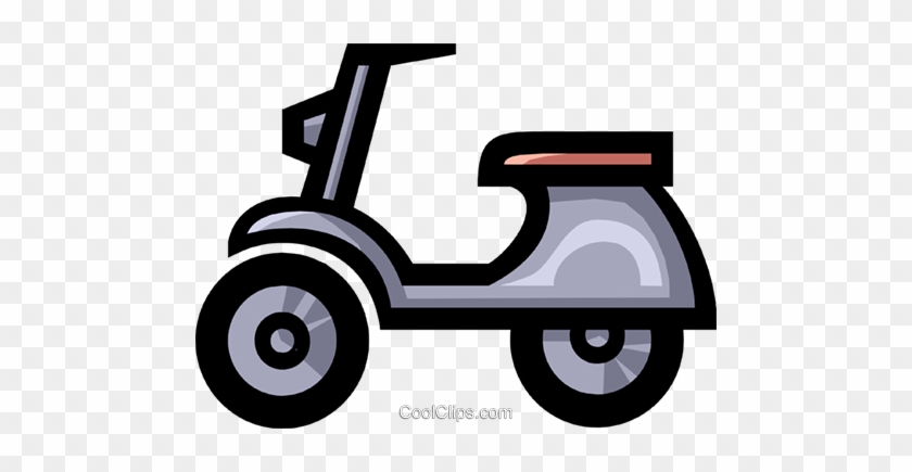 Symbol Of A Motor Scooter Royalty Free Vector Clip - Clip Art #1410703