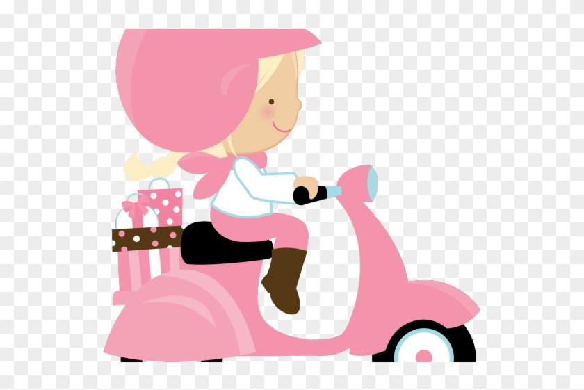 Scooter Clipart Pink Scooter - Paris Minus Png #1410716