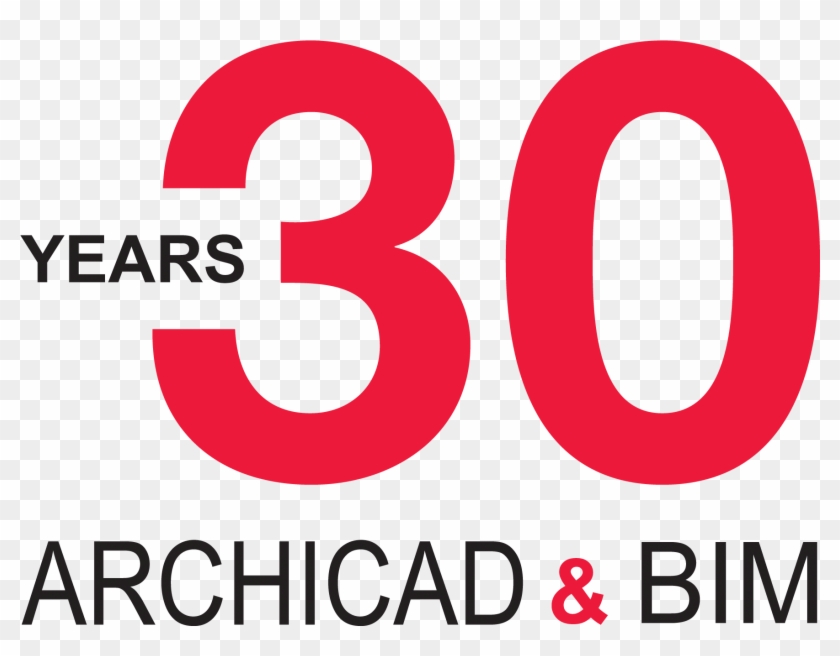 Archicad 30 Years Anniversary Logo For Use On Light - Archicad 30 Years #1410742