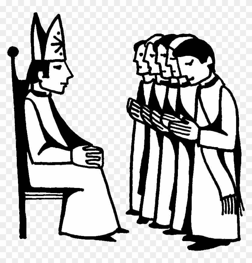 Holy Thursday Clipart Resources For Catholic Educators - Holy Orders Sacrament Cartoon #1410820