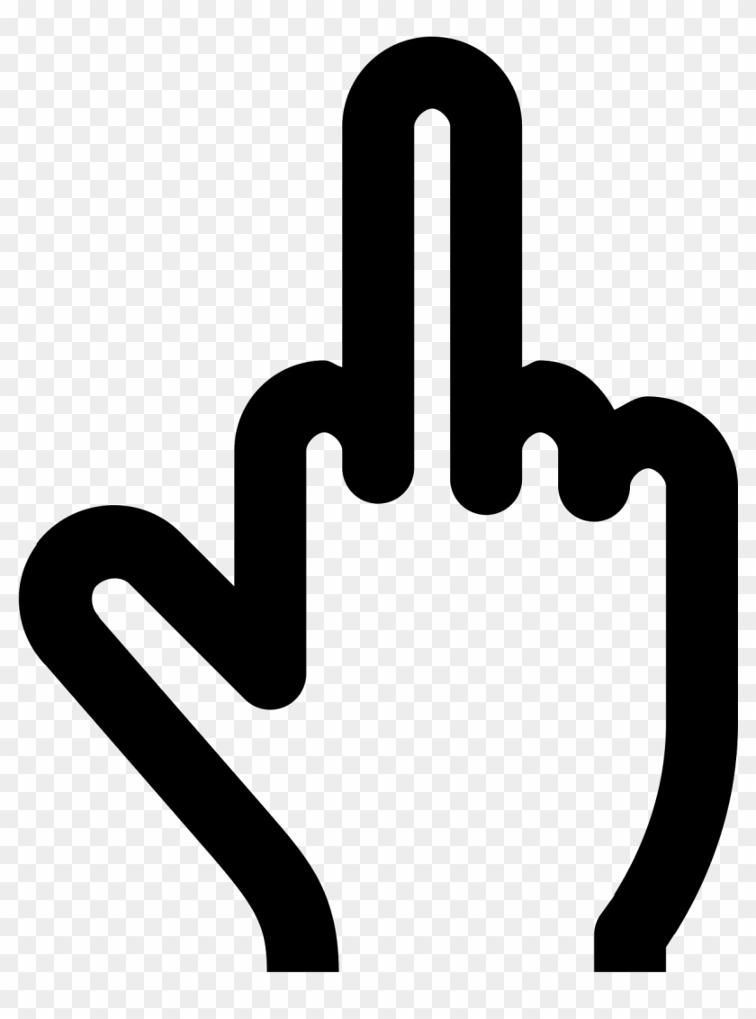 Middle Finger Computer Icons The Finger - Middle Finger Icon Png #1410939