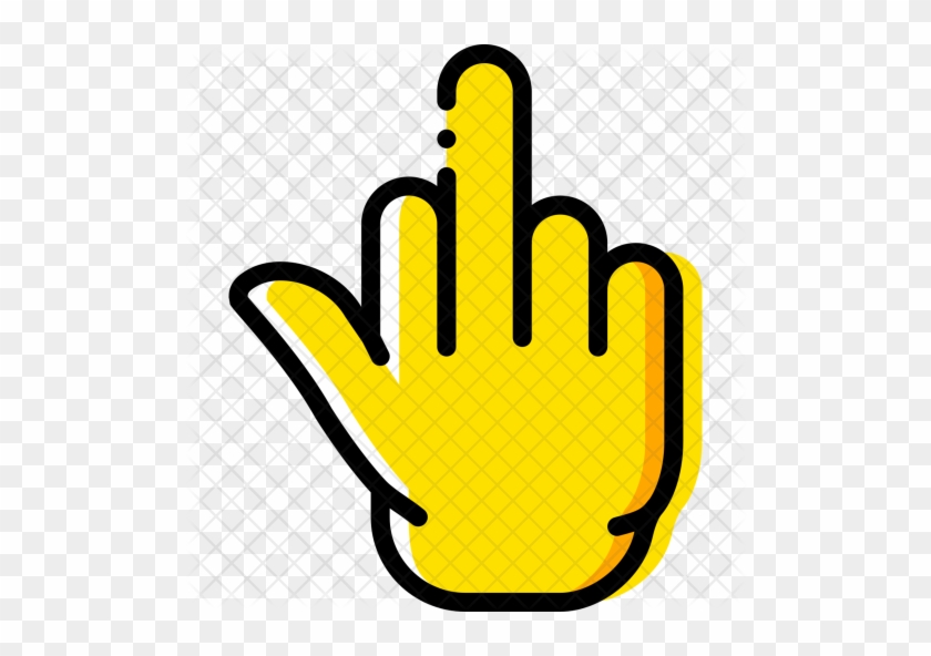 User Interface Gesture Icons - Middle Finger Logo Transparent #1410941