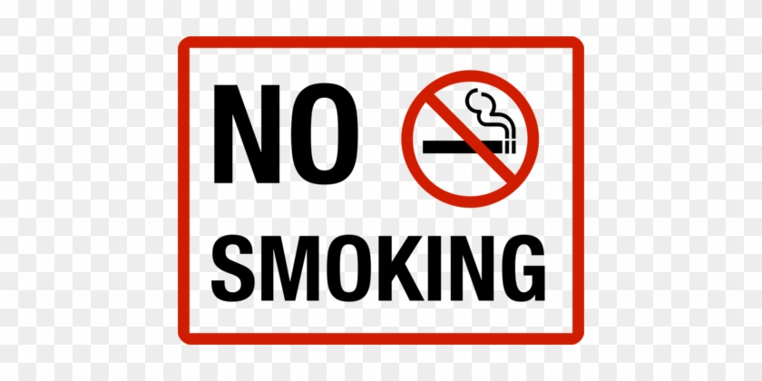 Sign Smoking Ban Computer Icons No Symbol - No Smoking Sign Png #1410964