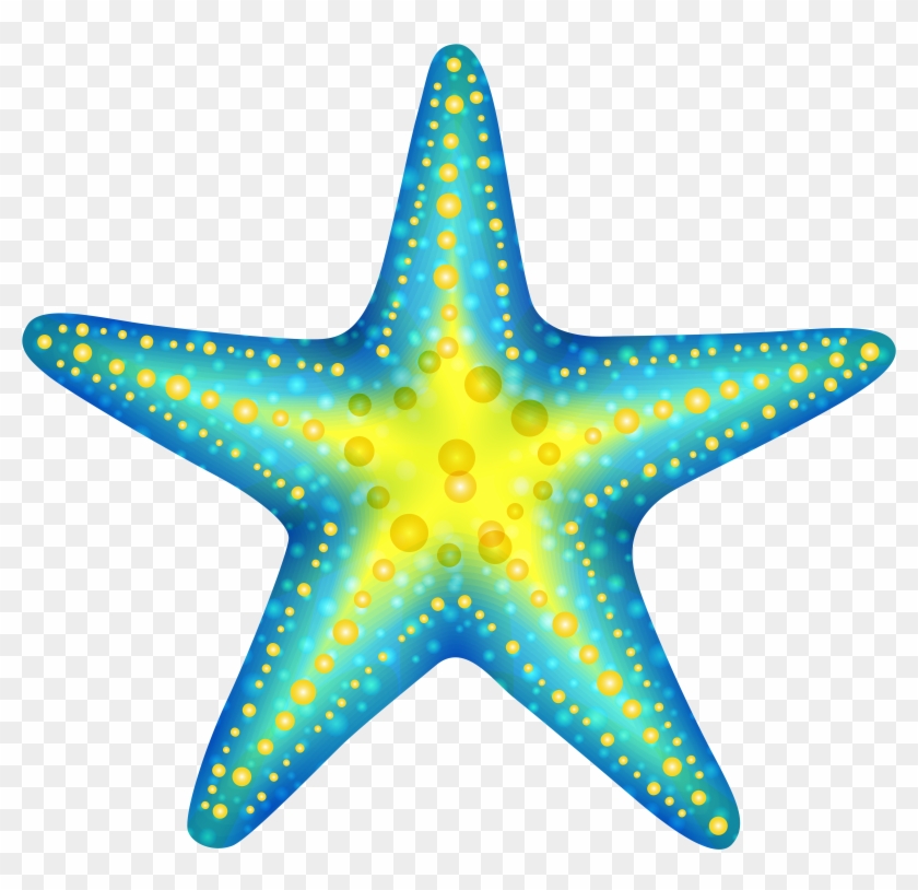 Blue Starfish Png Clip Art Best Web Clipart Intended - Star Fish Clip Art #1411035