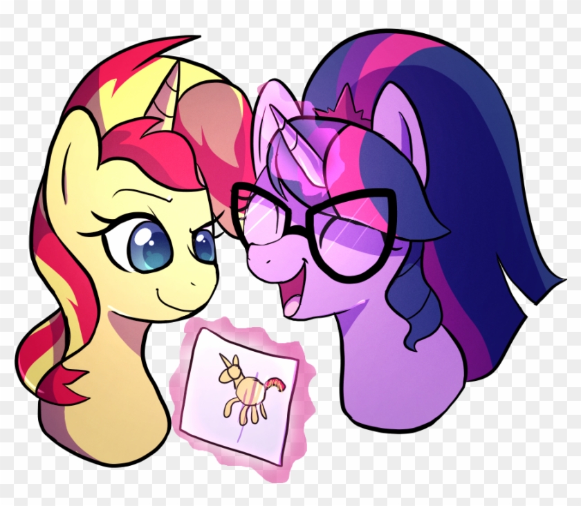 Drawing Sunset Cute - Drawing #1411145