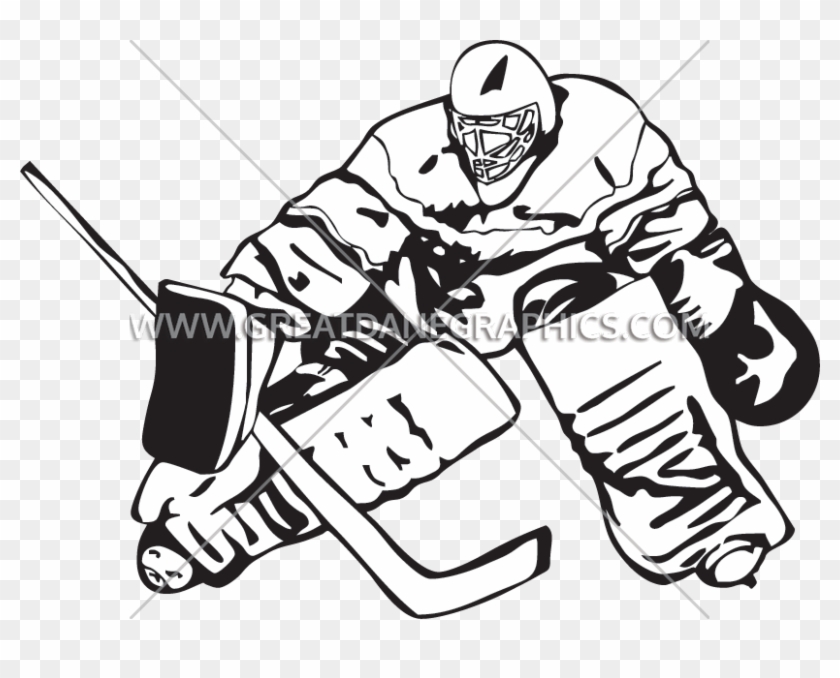 Goalie Clipart Huge - Hockey Player Transparent Background Goalie #1411166