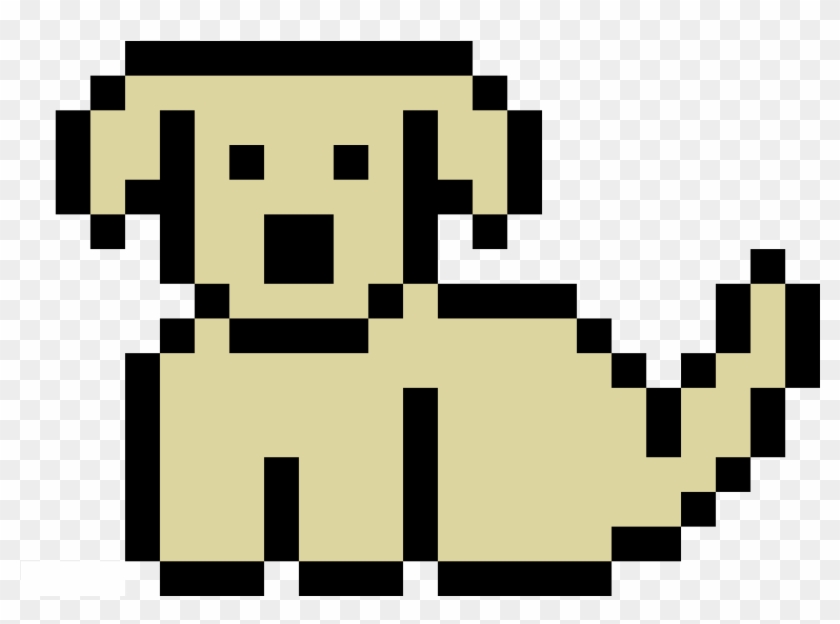 Golden Retriever - 8 Bit Ghost Png #1411182