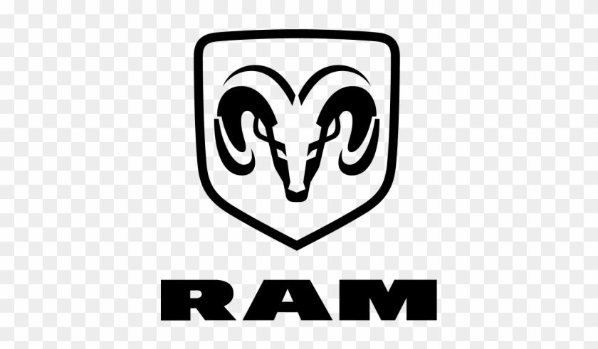 Collection Of Free Ram Vector Black And White - Dodge Ram Logo #1411309
