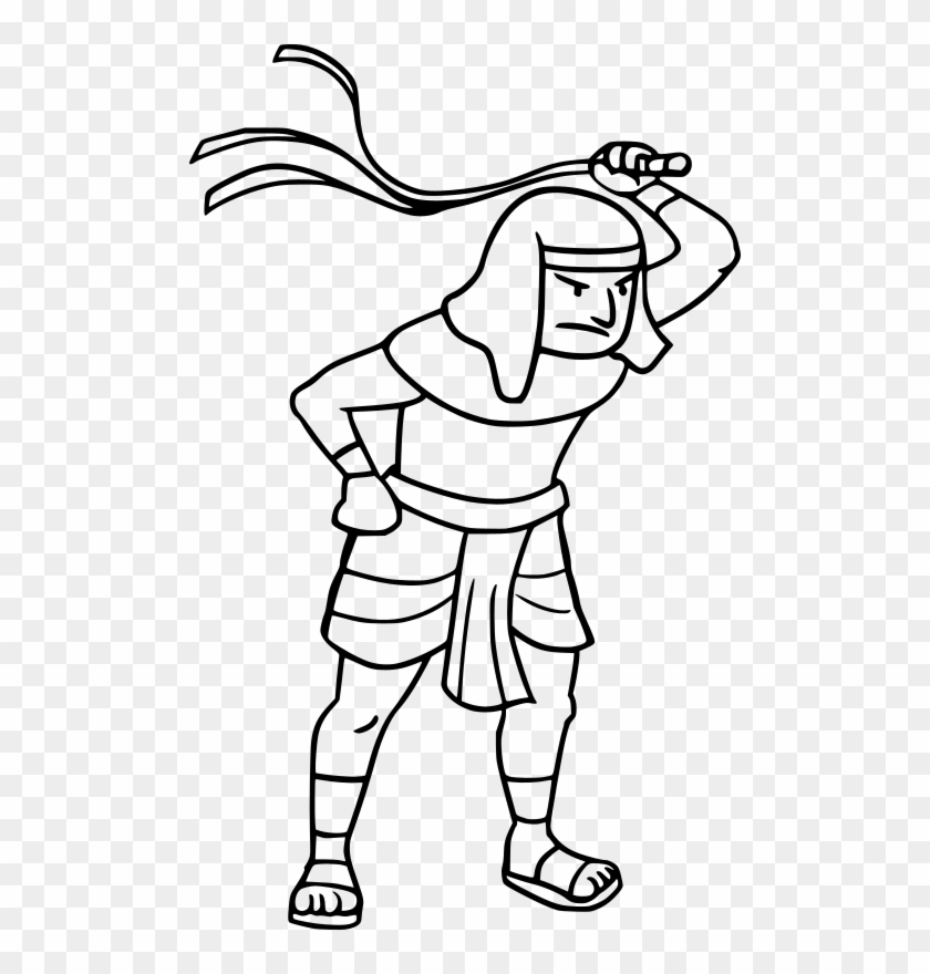 Picture Stock Egyptian Slave Driver Medium Image Png - Slaves In Egypt Clip Art #1411327