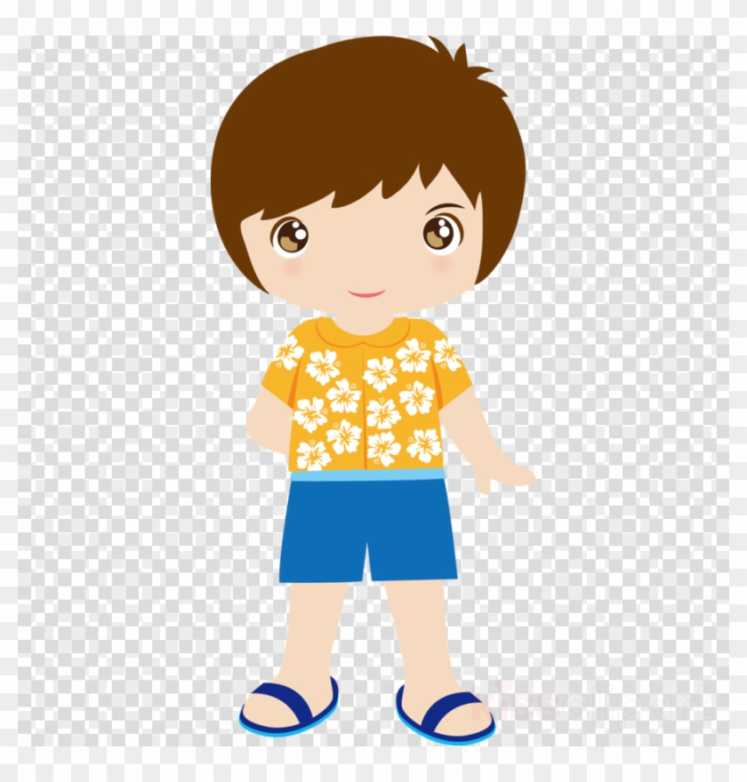 Luau Clip Art Boy #1411384