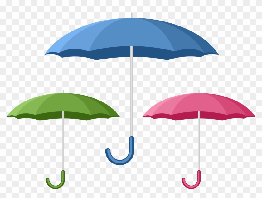 Banner Library Stock Clip Art Hand Painted Network - Dibujo Umbrella #1411495