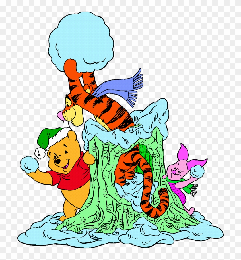 Winnie The Pooh Group Clipart - Winnie The Pooh Winter #1411504