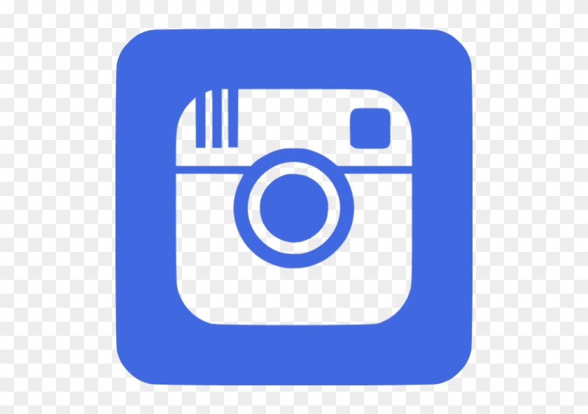 Instagramm Clipart Blue - Blue And White Instagram Icon #219335