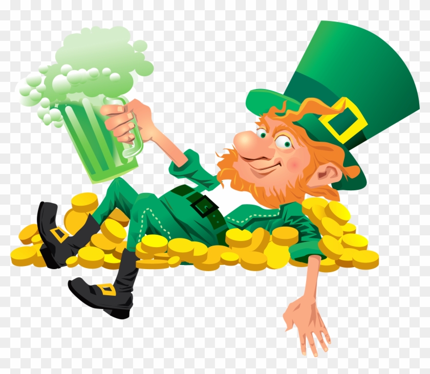 Clipart Of Leprechaun - St Patrick's Day Leprechaun Png #219404