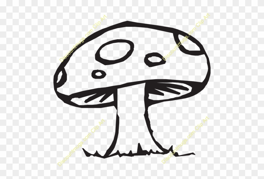 Clipart 10385 Mushroom Mugs T Shirts Picture Mouse - Mushroom Clip Art #219410