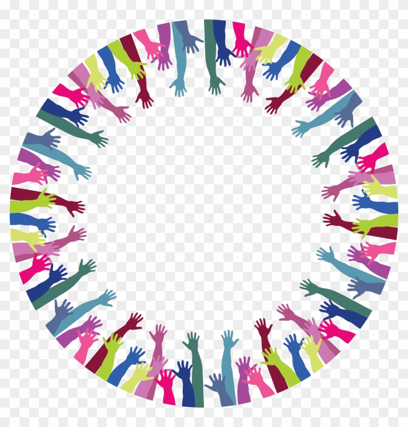Free Clipart Of A Frame Of Hands - Ong Significado #219426