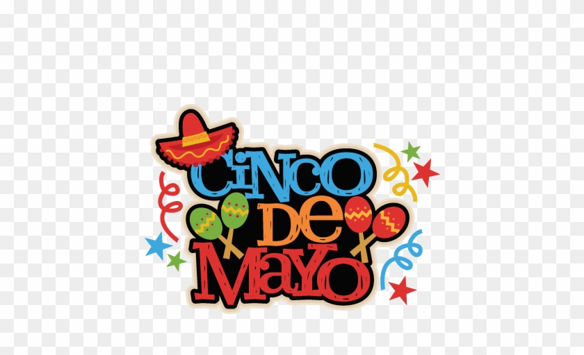 Cinco De Mayo Title Svg Scrapbook Cut File Cute Clipart - Cinco De Mayo Clip Art Free #219458