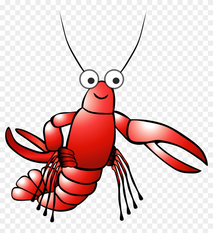 This Free Icons Png Design Of Red Cartoon Lobster - Lobster Clipart #219620