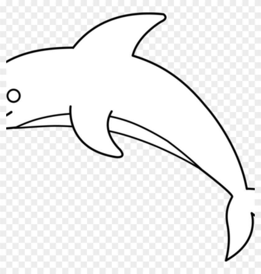 Dolphin Clipart Black And White Dolphin Clip Art Black - Clip Art #219696