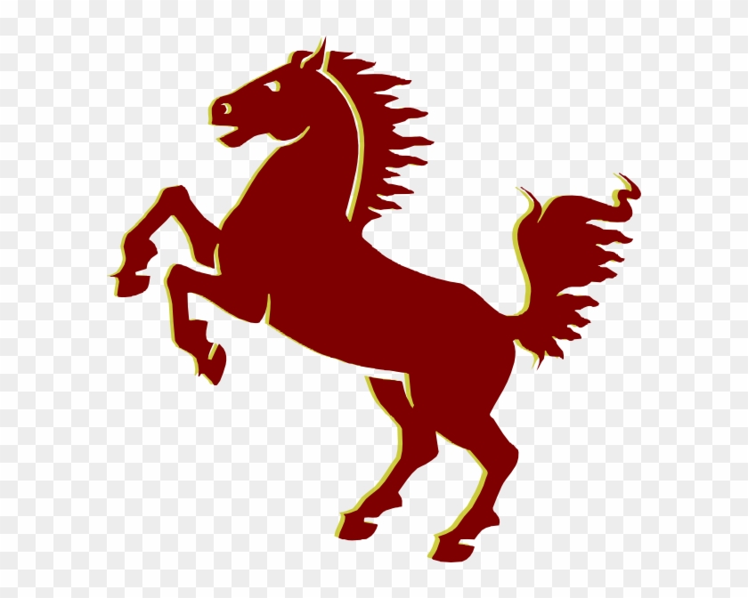 Free Image Of A Red Mustang Horse - Cartoon Black Horse #219780