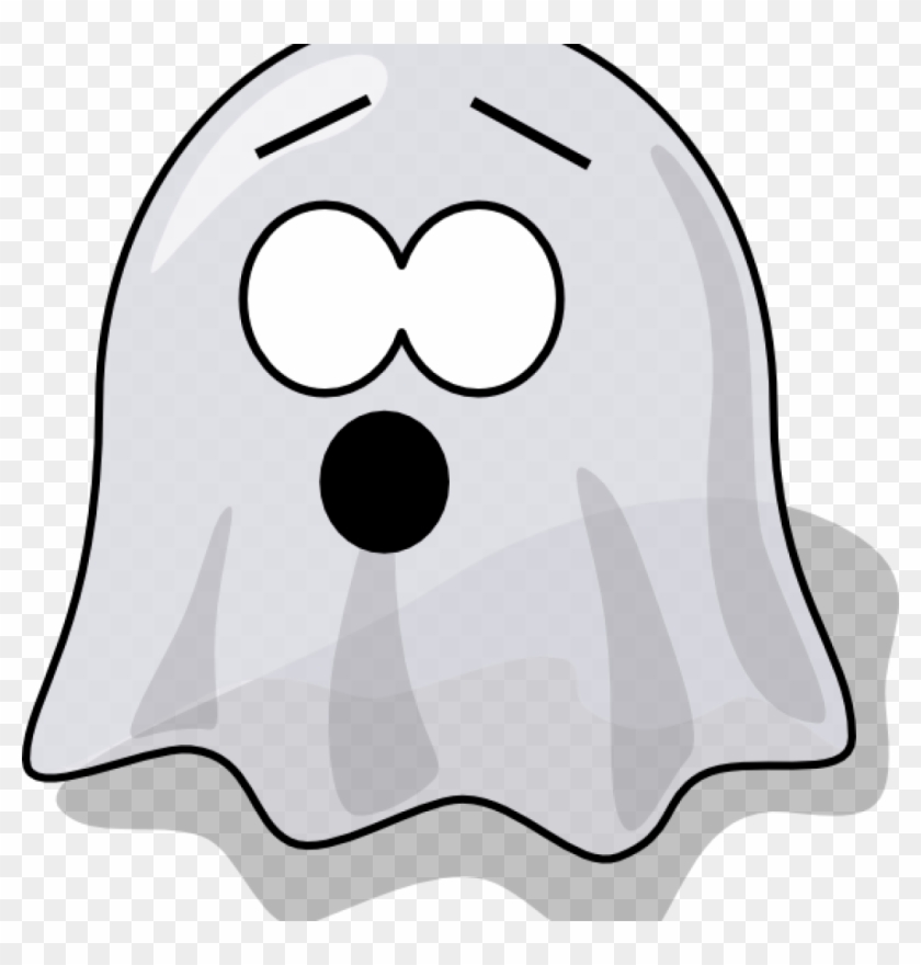 Cute Ghost Clipart Scared Ghost Clip Art At Clker Vector - Cartoon Ghost #219804