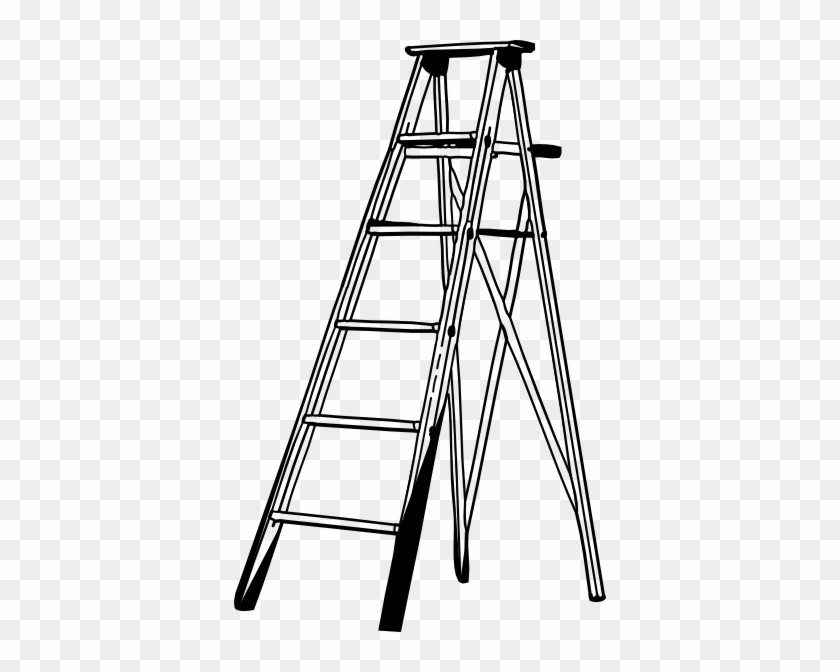 Step Tool Clip Art - Ladder Clip Art #219822