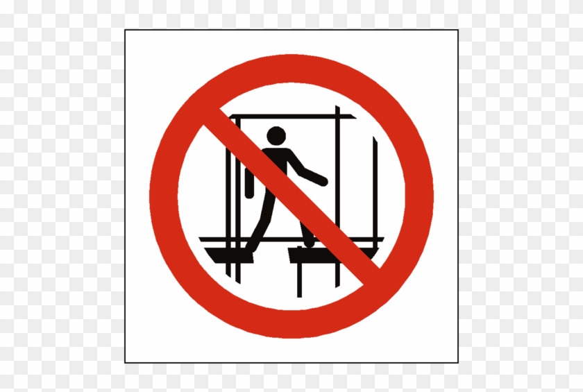 Do Not Use Incomplete Scaffold Symbol Label Safety-label - Scaffolding Incomplete Do Not Use #219884