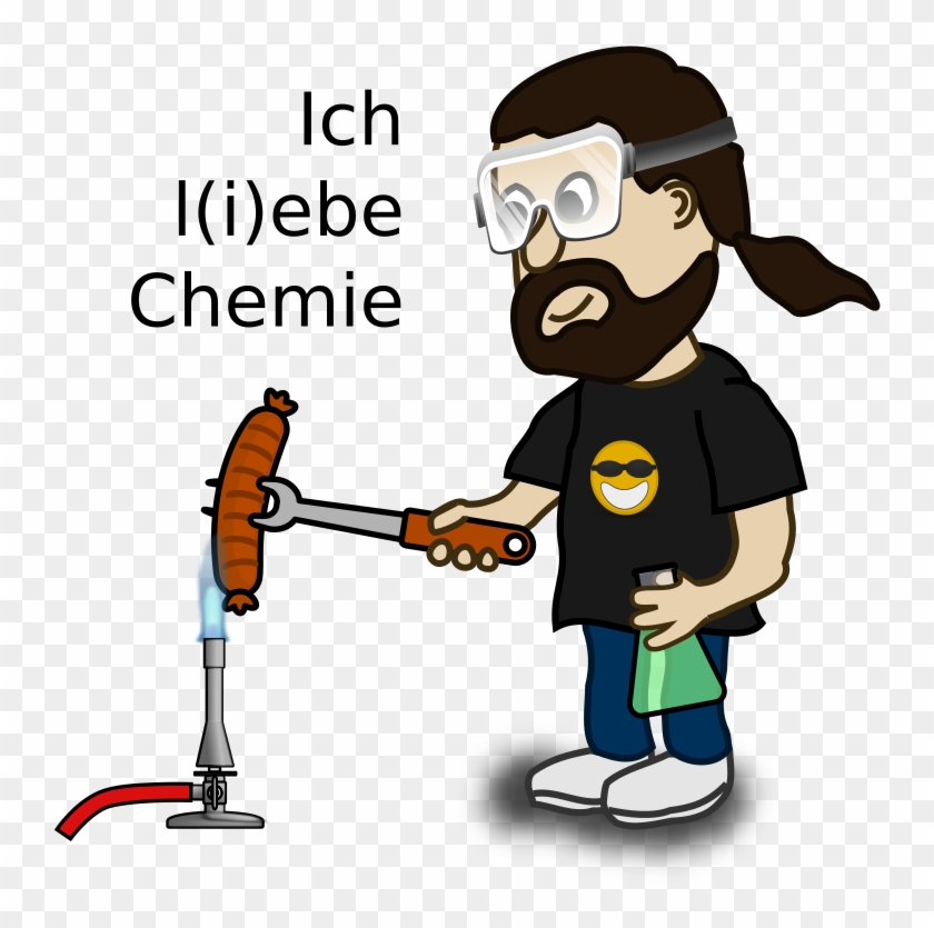 Clipart Chemie Promo Ich Liebe Chemie - Comic Characters #219890