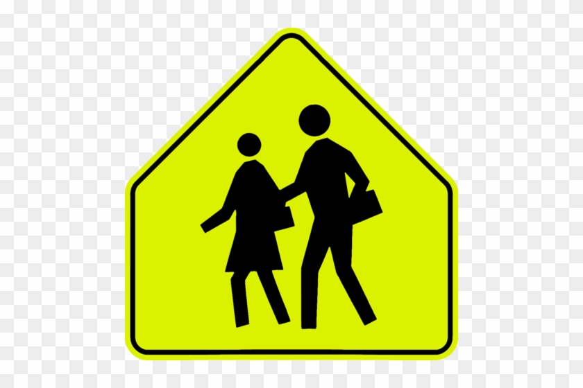School Children Crossing - School Zone Sign #219923