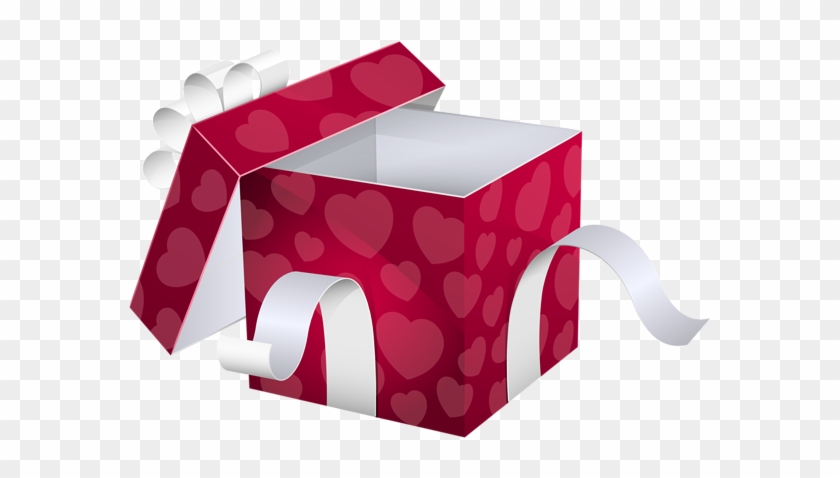 Open Pink Gift Box Png Clipart Image - Open Gift Box Png #219957