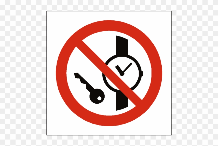 No Metal Objects Symbol Label Safety-label - No Metal Sign #219969