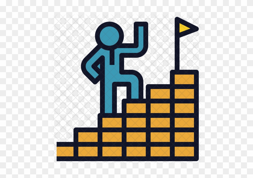 Success Ladder Icon - Path To Success Icon #219972