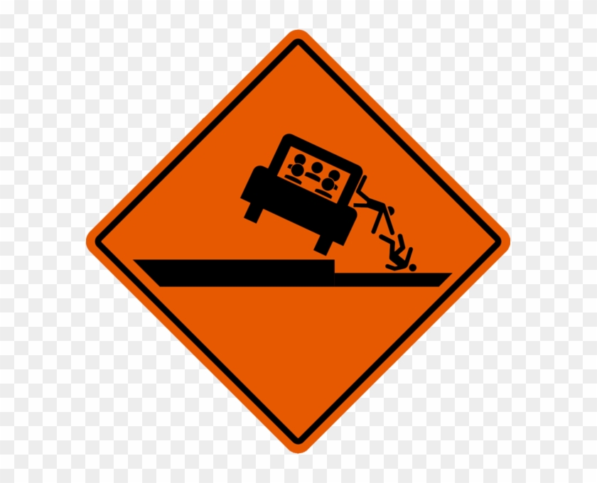 Heavy Vehicle Tipping Hazard - Tilted Sign #220032