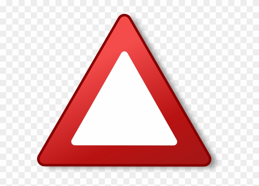 Warning Symbol Clip Art At Clker - Dopravní Značky Trojúhelník #220062