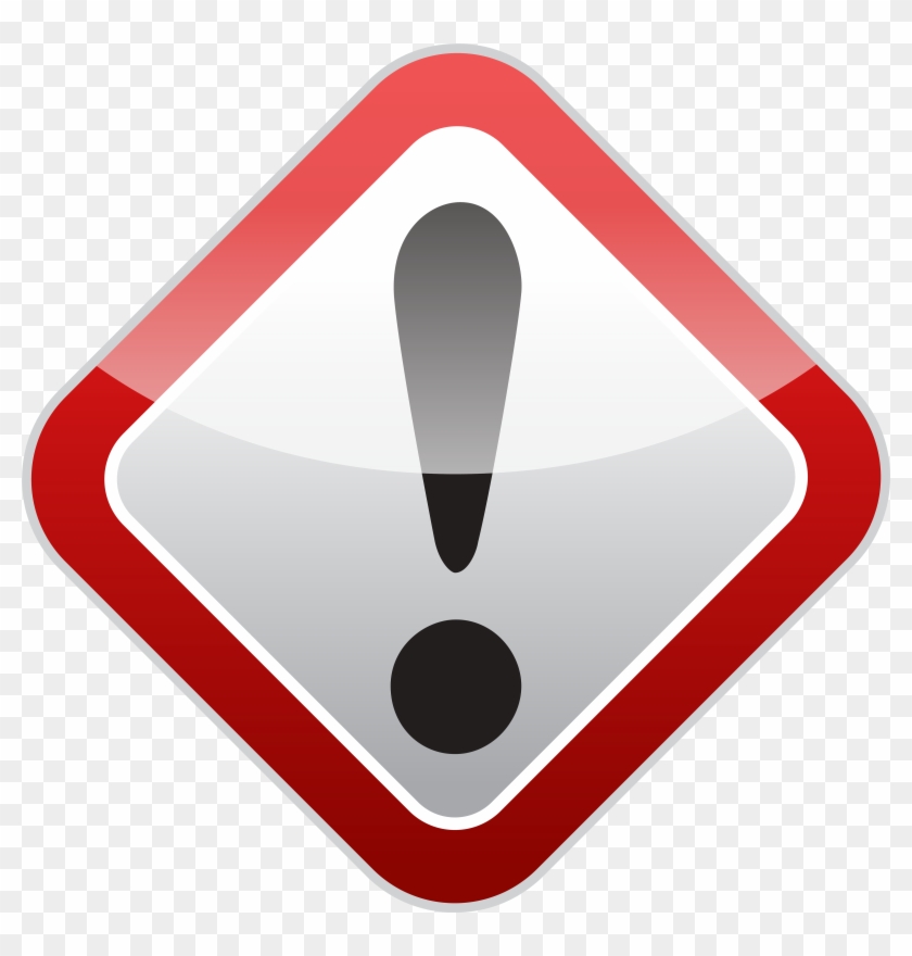 Warning Sign Png Clipart - Exclamation Mark #220133