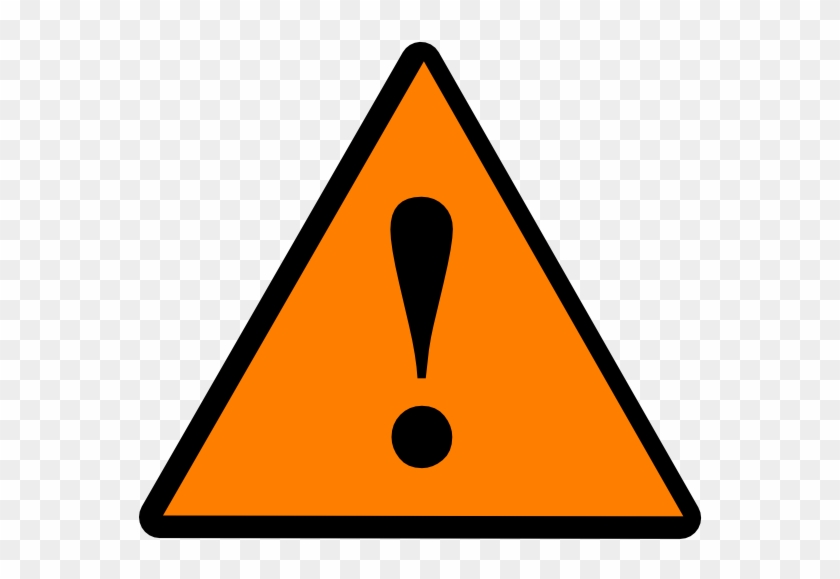 Black Orange Black Warning 1 Clip Art At Clker - Clip Art #220142