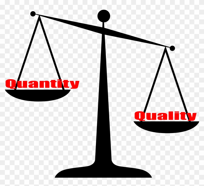 This Free Icons Png Design Of Quality Vs Quantity - Scales Of Justice Clip Art #220162