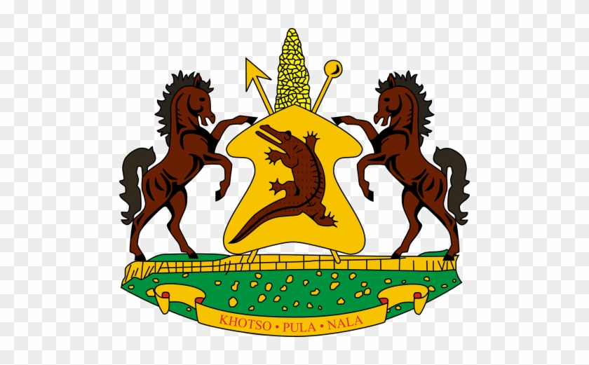 Free Vector Coat Of Arms Of Lesotho Clip Art - Lesotho Congress For Democracy #220164
