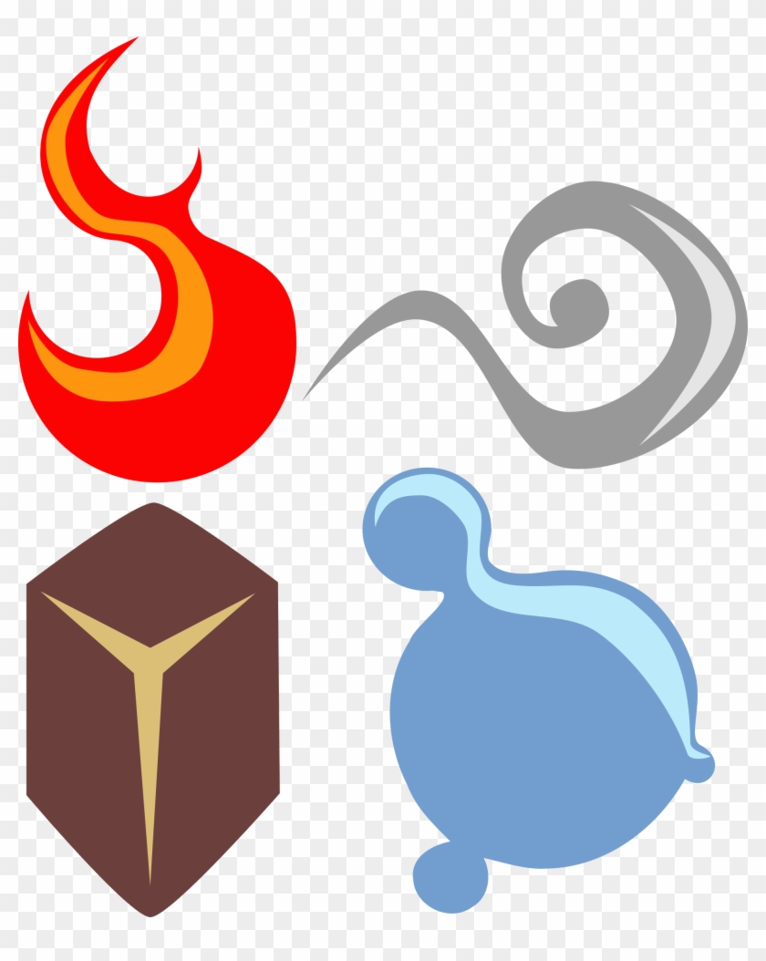 This Free Icons Png Design Of Symbolic Four Elements - Four Elements Clipart #220241