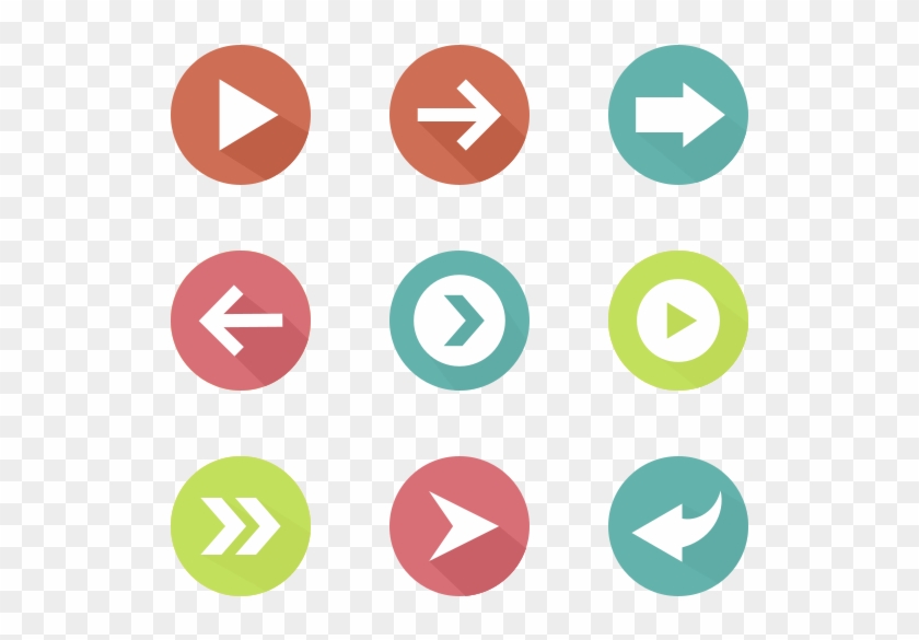 Color Arrow Collection - Color Arrow Icon Png #220262