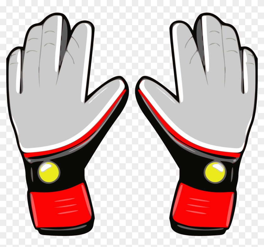 This Free Icons Png Design Of Gloves 4 - Soccer Goalie Gloves Clipart #220268