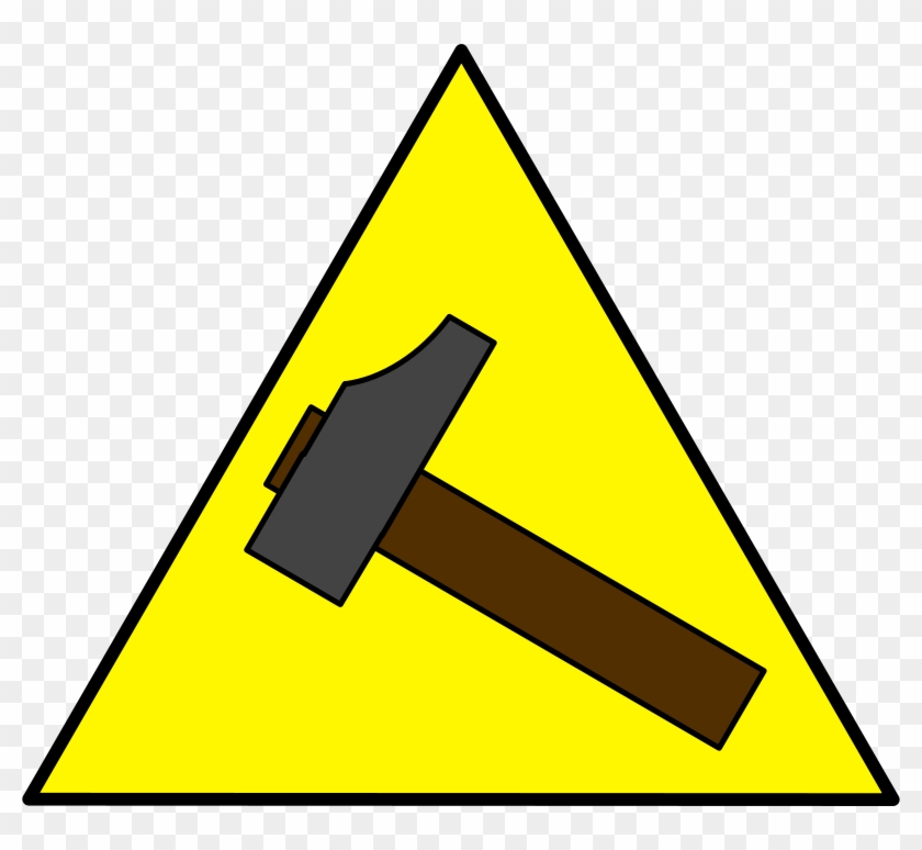 Free Vector Hammer Sign Clip Art - Signo De La Oz Y El Martillo #220272